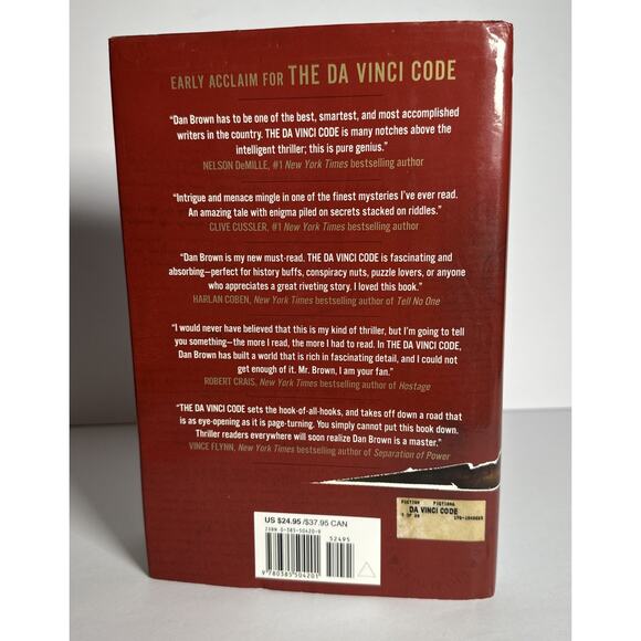 The Da Vinci Code by Dan Brown 2003 First Edition - Picture 2 of 9